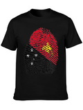 Papua New Guinea Flag Fingerprint T-Shirt product image 1