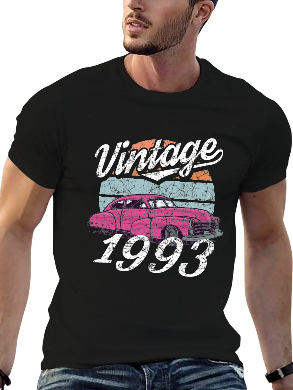 Vintage 1993 Car T-Shirt - Classic Style product image 2