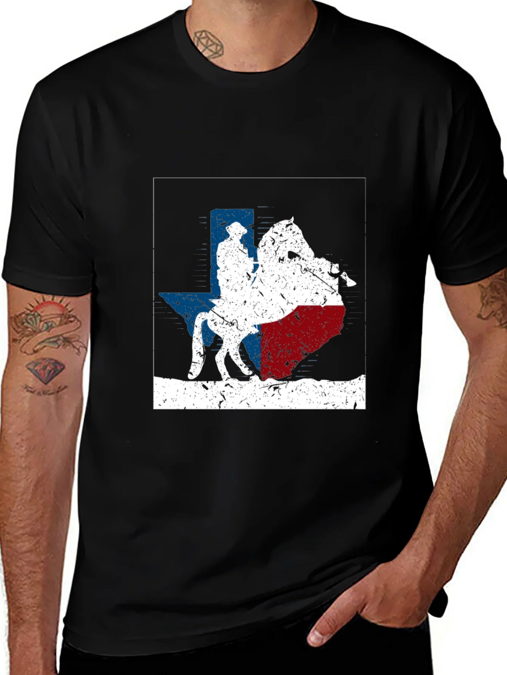 Texas Cowboy T-Shirt - State Pride Tee product image 1