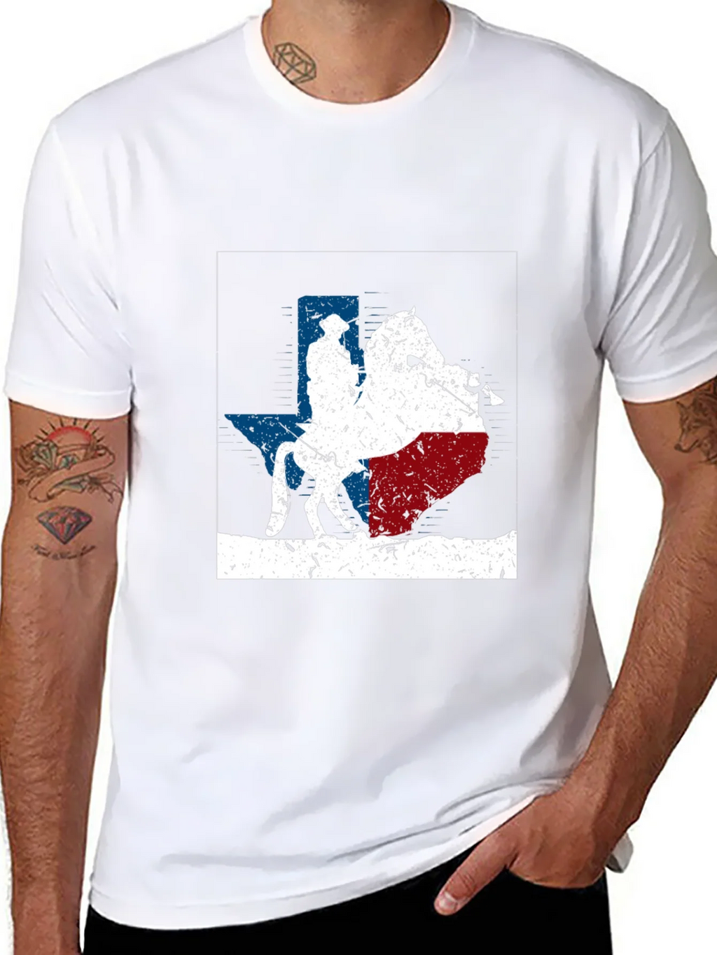 Texas Cowboy T-Shirt - State Pride Tee product image 4