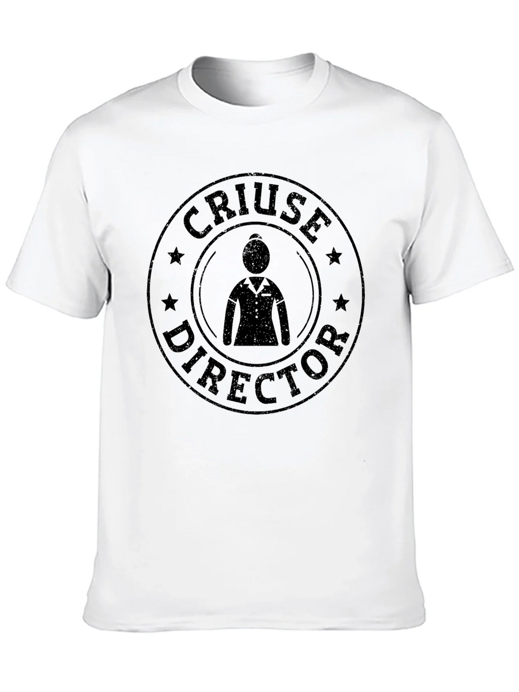 Cruise Director Graphic Tee - Black Cotton Blend T-Shirt product image 9