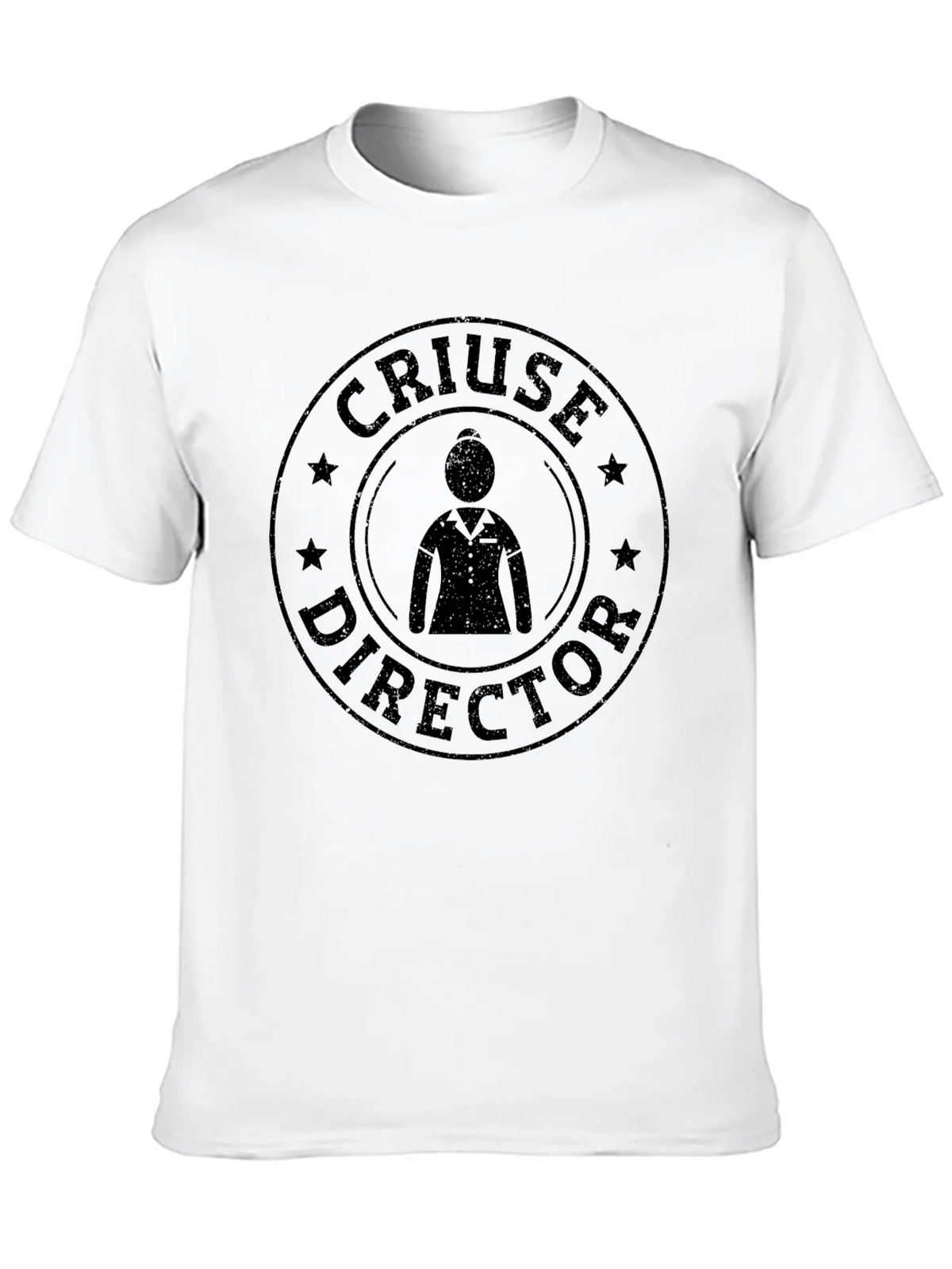 Cruise Director Graphic Tee - Black Cotton Blend T-Shirt product image 9