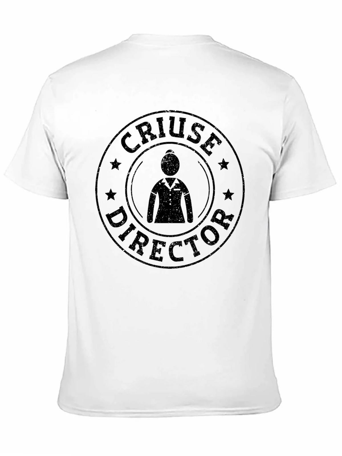 Cruise Director Graphic Tee - Black Cotton Blend T-Shirt product image 10