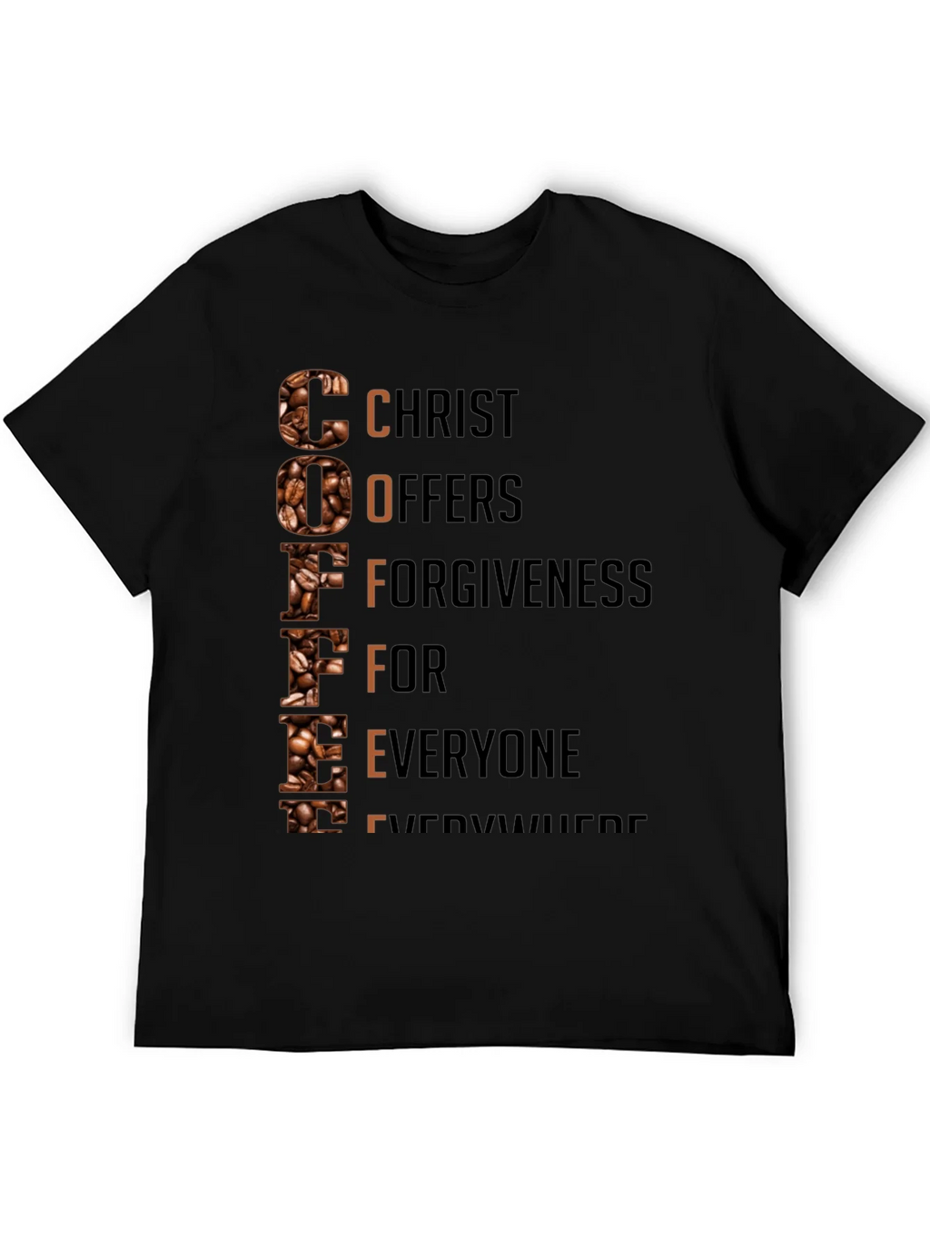 Coffee Christian T-Shirt: Christ Offers Forgiveness product image 5