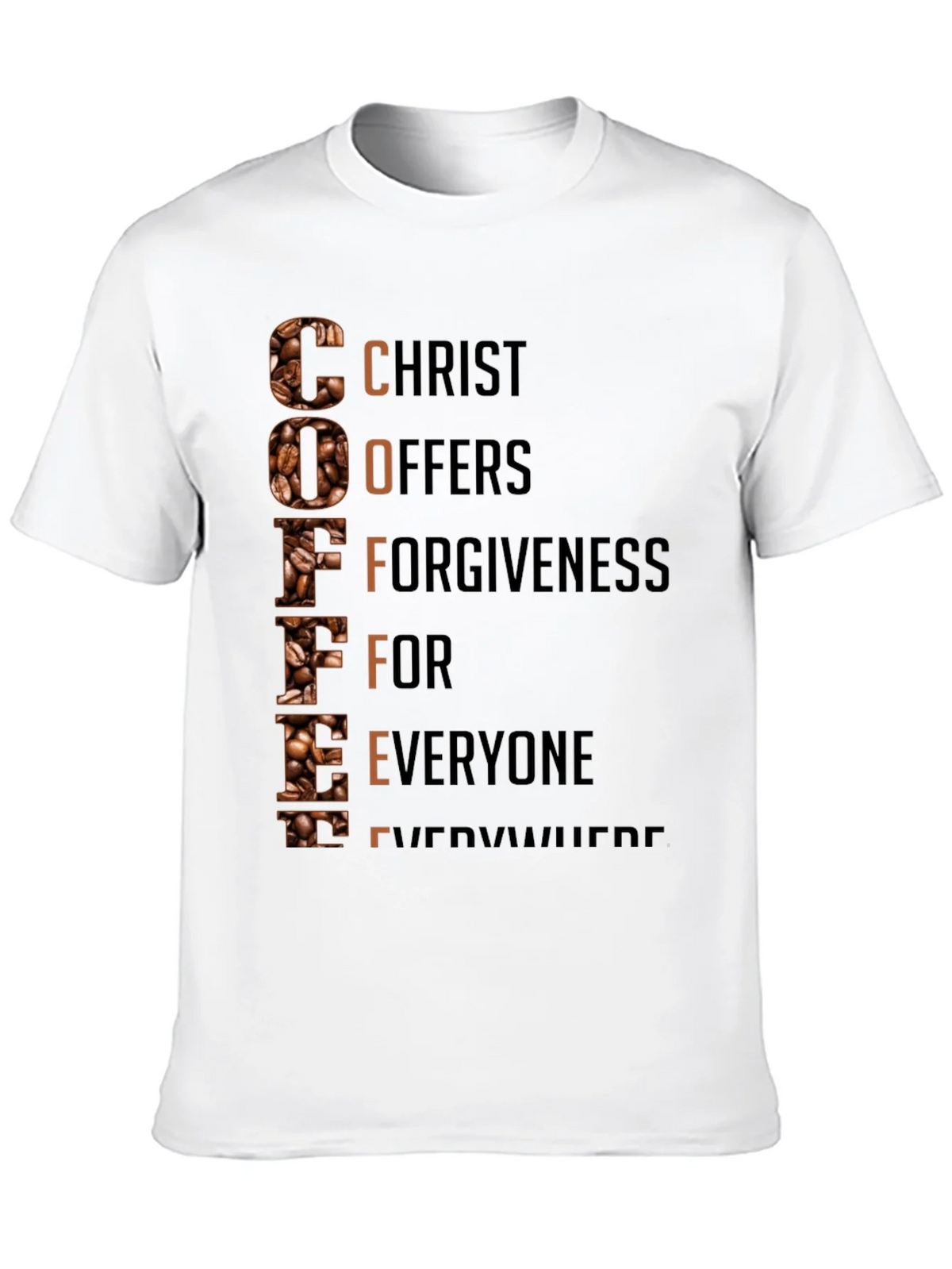 Coffee Christian T-Shirt: Christ Offers Forgiveness product image 9