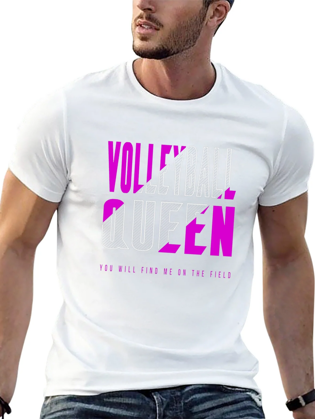 Volleyball Queen Graphic Tee - Play Hard Rule the Court! product image 11