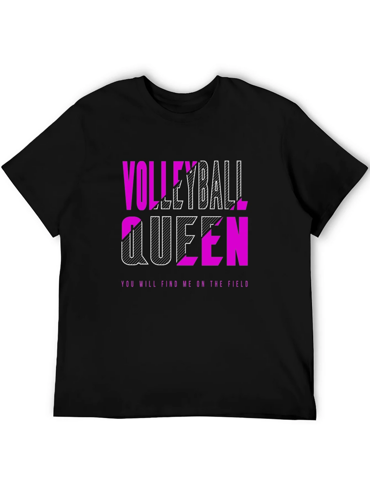 Volleyball Queen Graphic Tee - Play Hard Rule the Court! product image 5