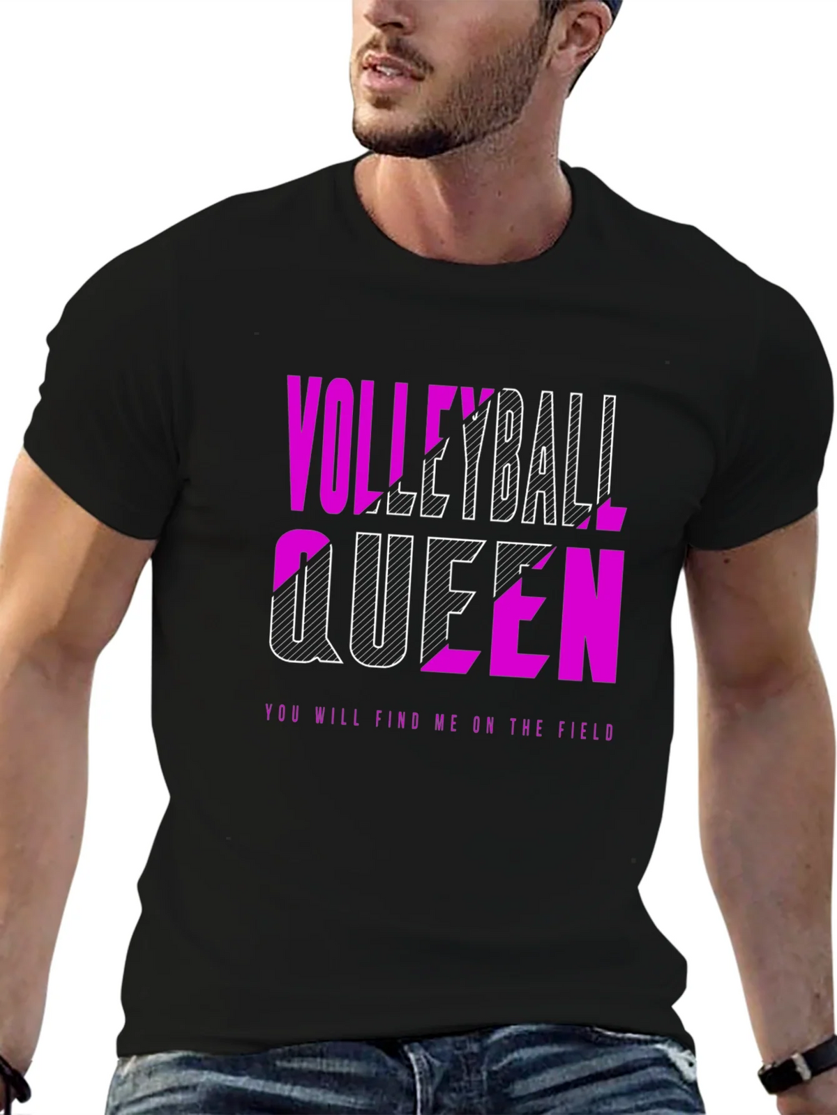 Volleyball Queen Graphic Tee - Play Hard Rule the Court! product image 6