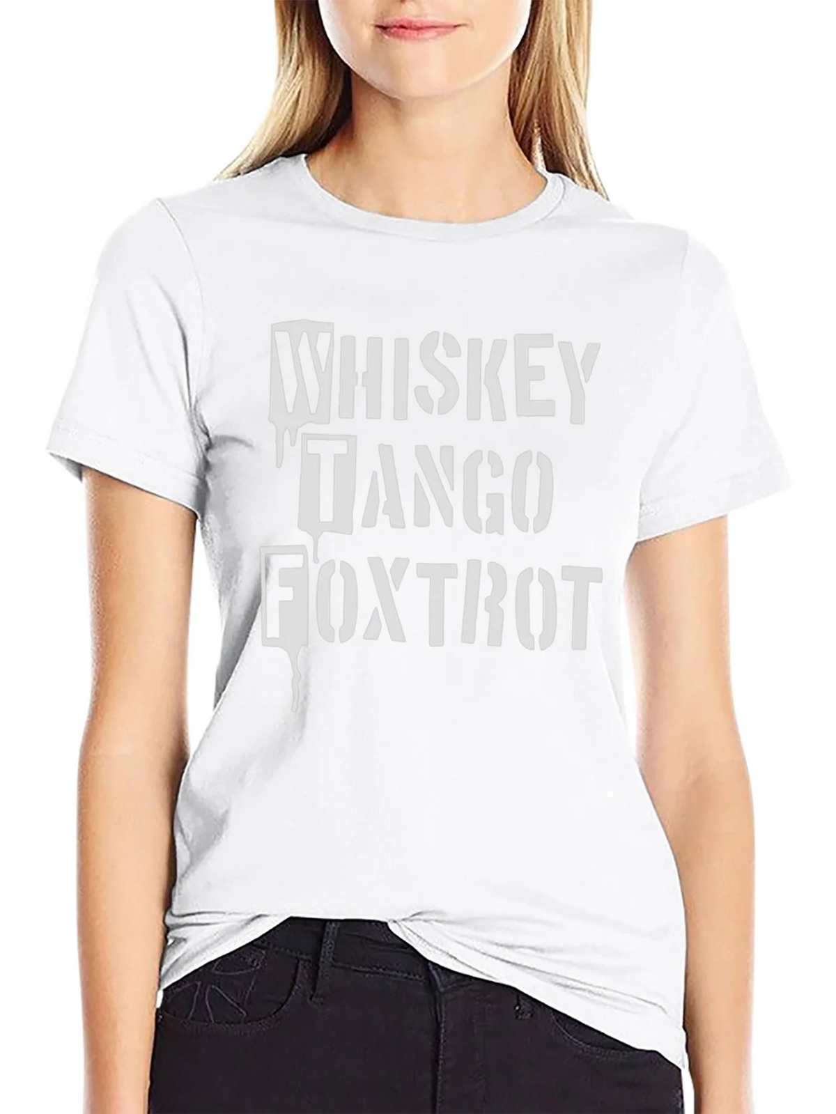 Whiskey Tango Foxtrot Black T-Shirt product image 8