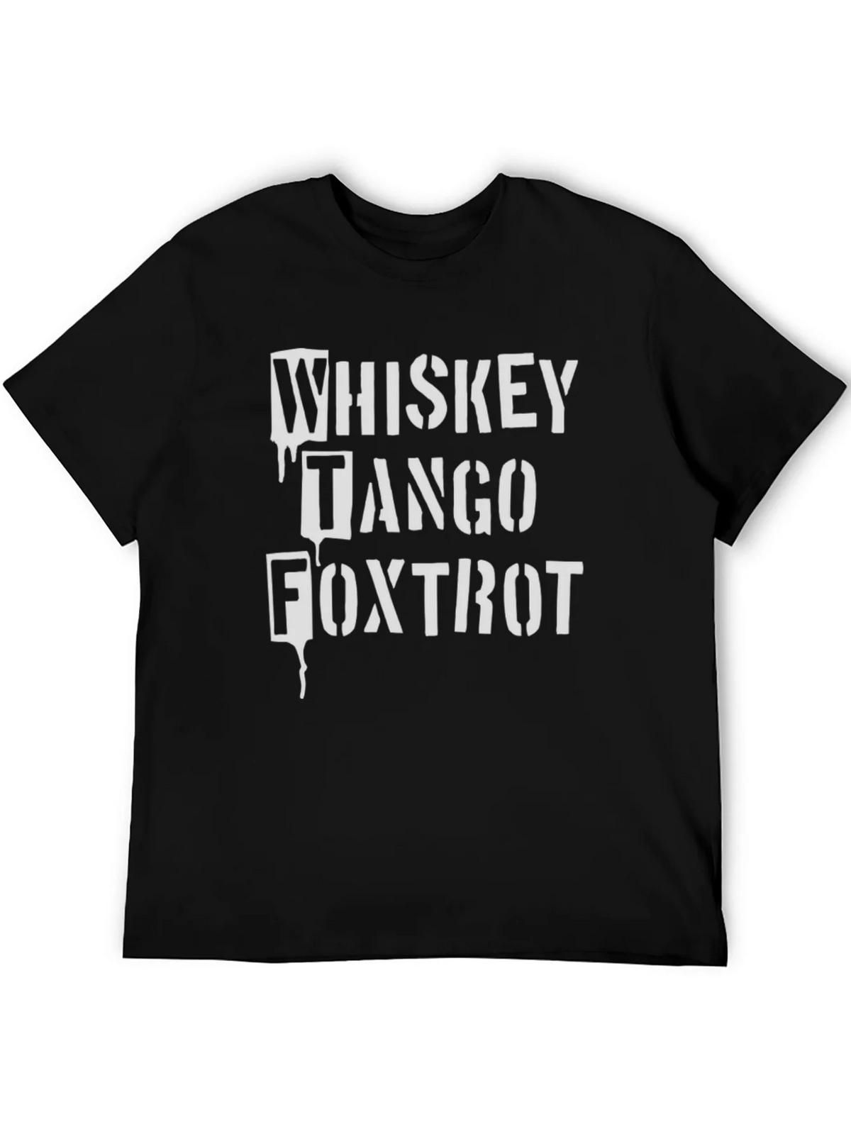 Whiskey Tango Foxtrot Black T-Shirt product image 5