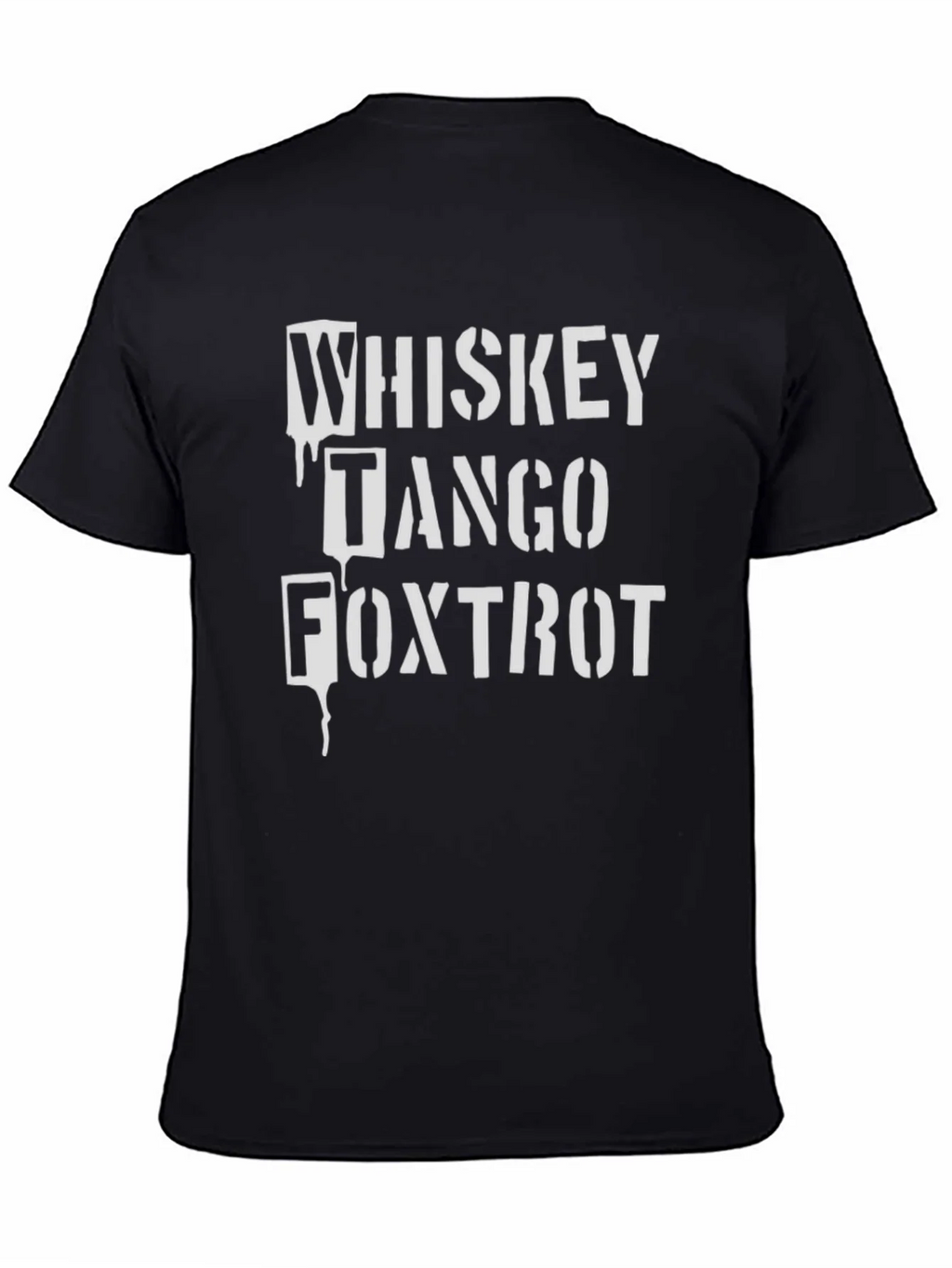 Whiskey Tango Foxtrot Black T-Shirt product image 4