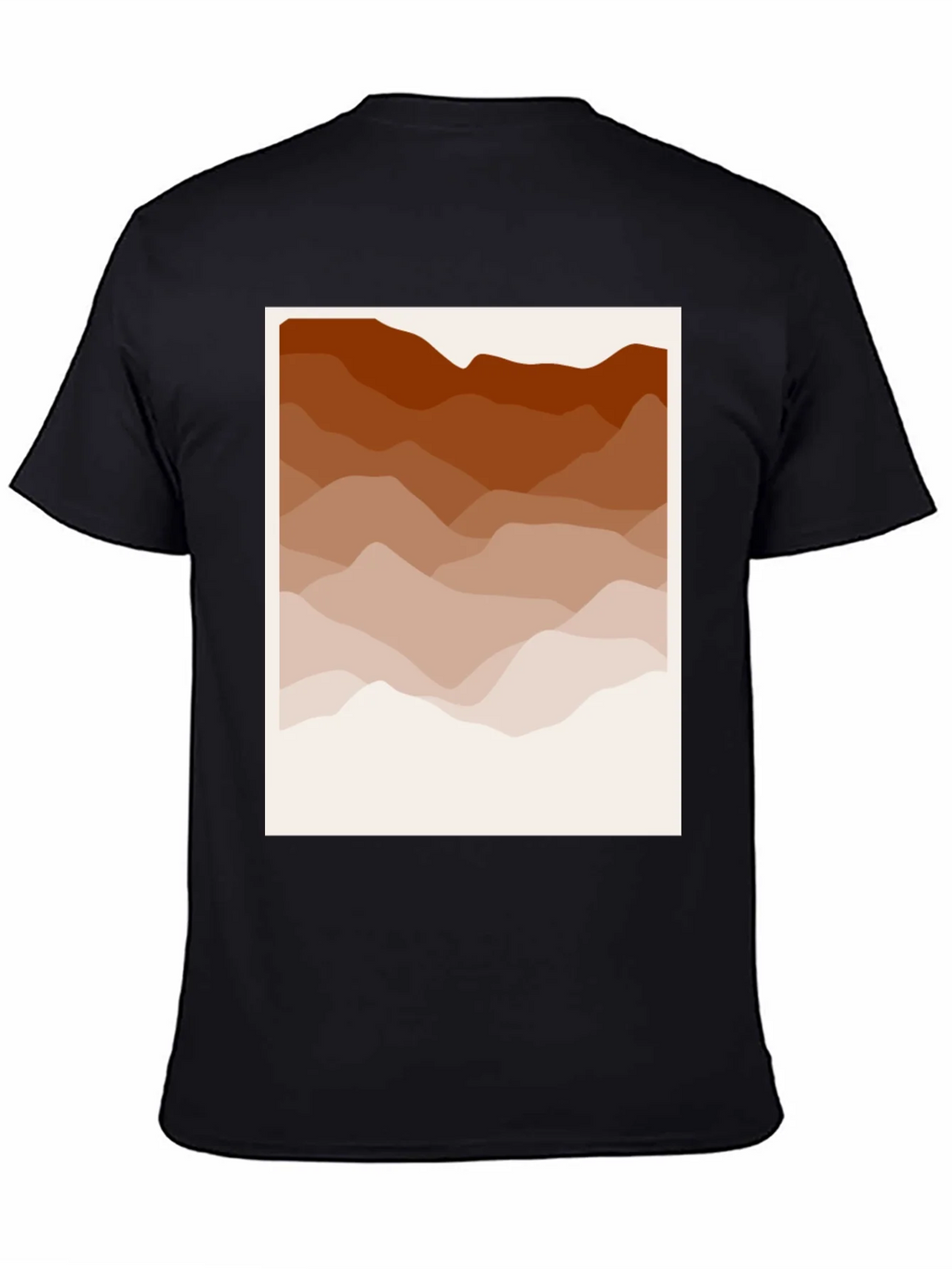 Abstract Mountain Range Graphic Tee product image 4
