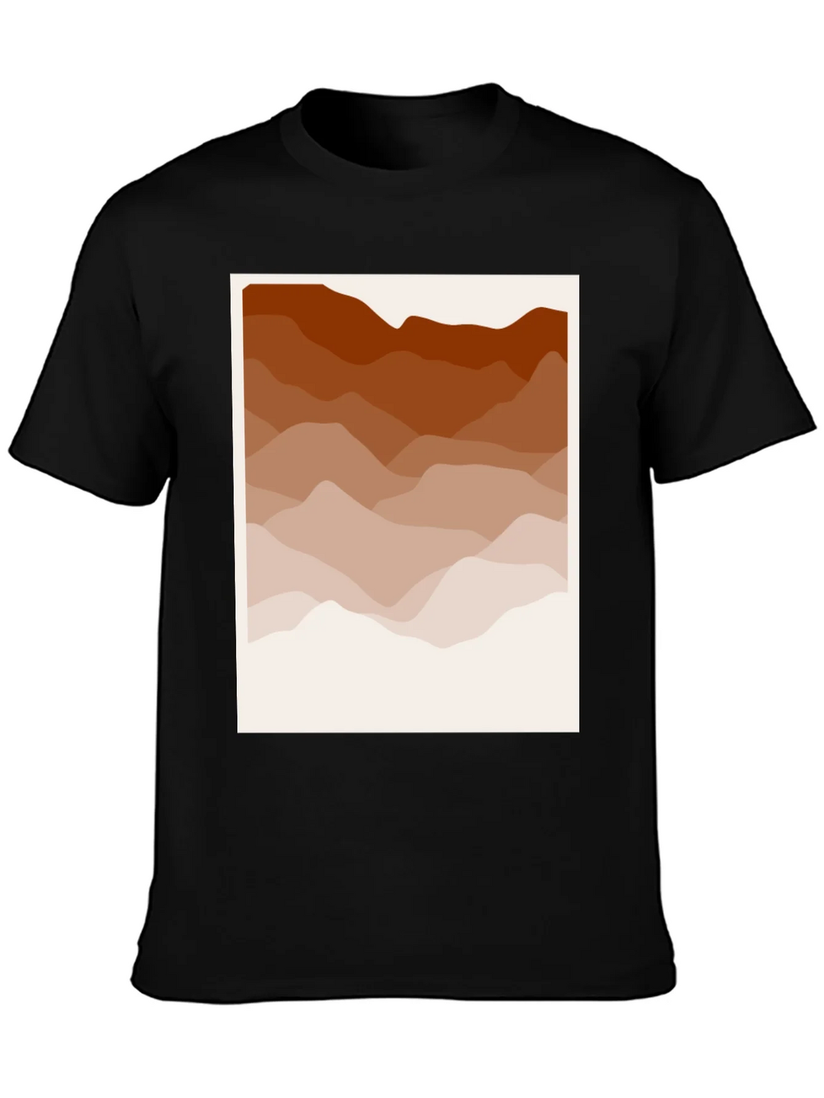 Abstract Mountain Range Graphic Tee product image 3