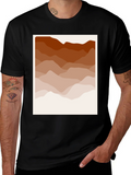 Abstract Mountain Range Graphic Tee product image 1