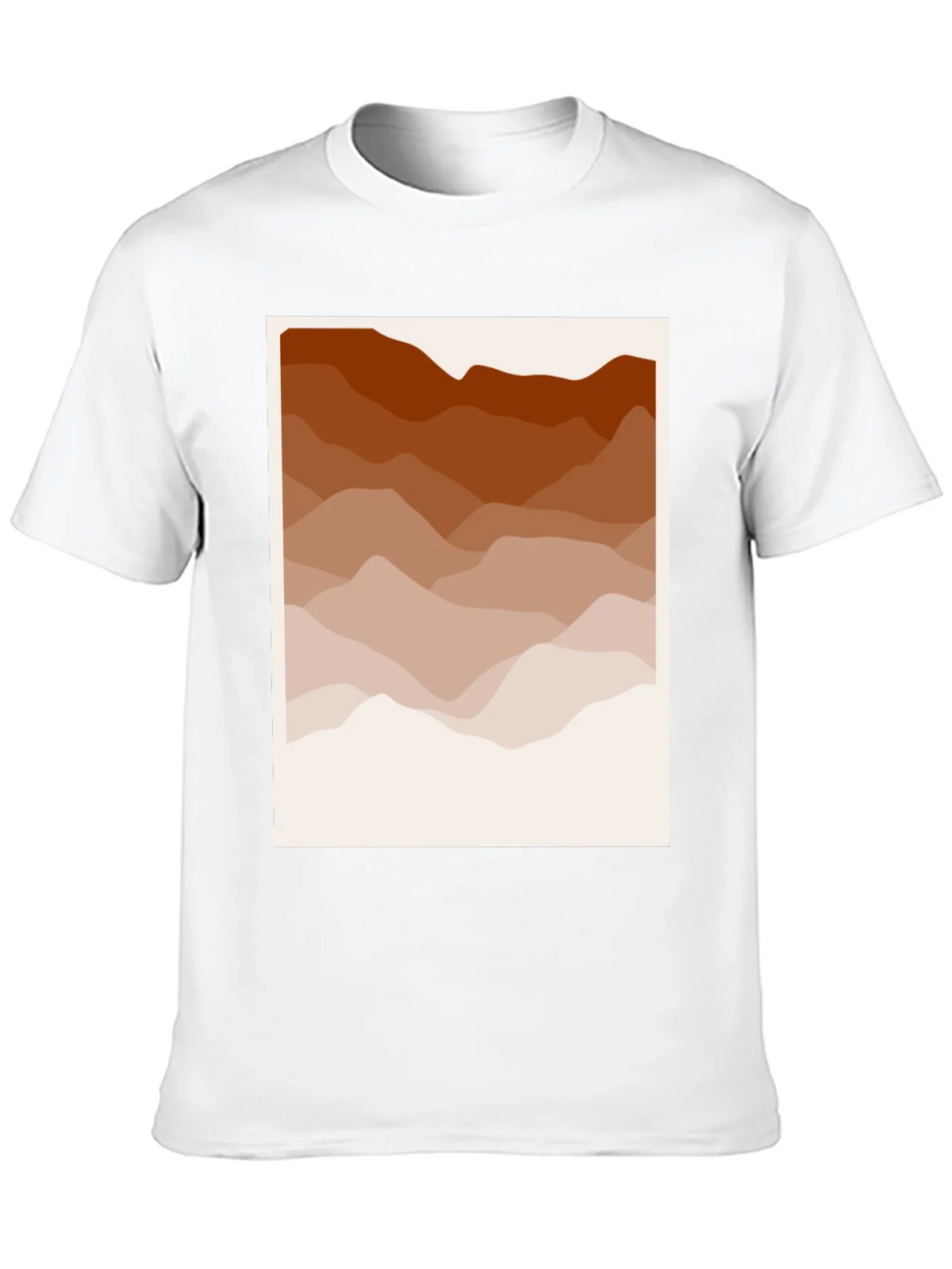Abstract Mountain Range Graphic Tee product image 9