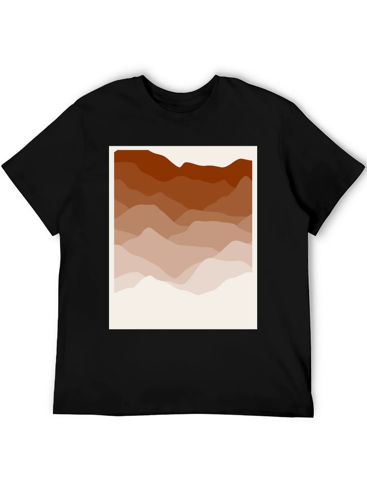 Abstract Mountain Range Graphic Tee product image 5