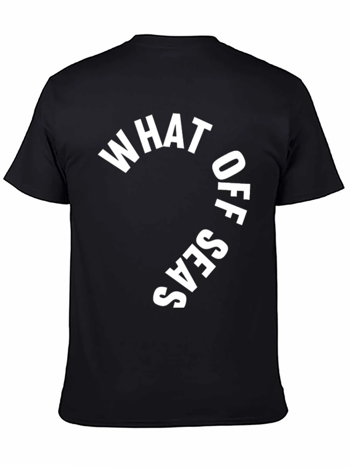 What Up Seas? Black Graphic Print T-Shirt product image 4