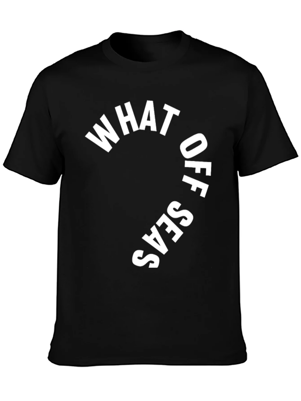 What Up Seas? Black Graphic Print T-Shirt product image 3