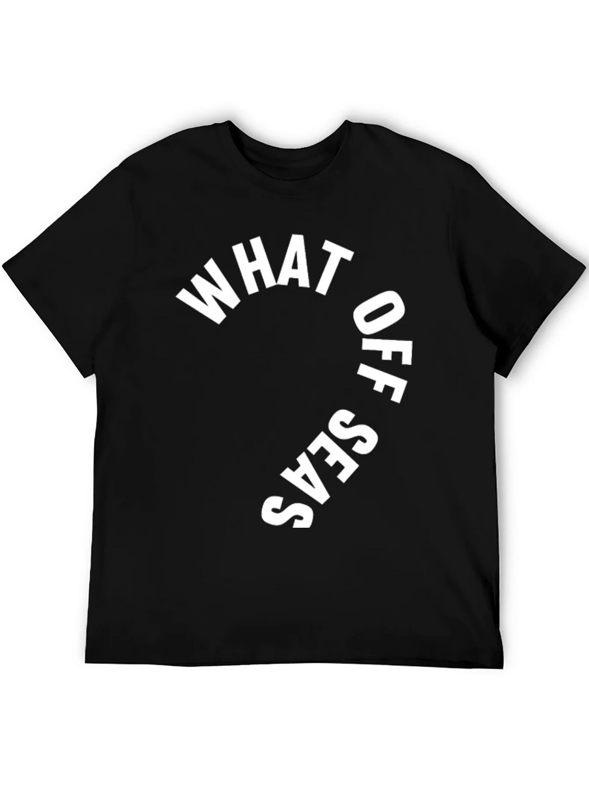 What Up Seas? Black Graphic Print T-Shirt product image 5