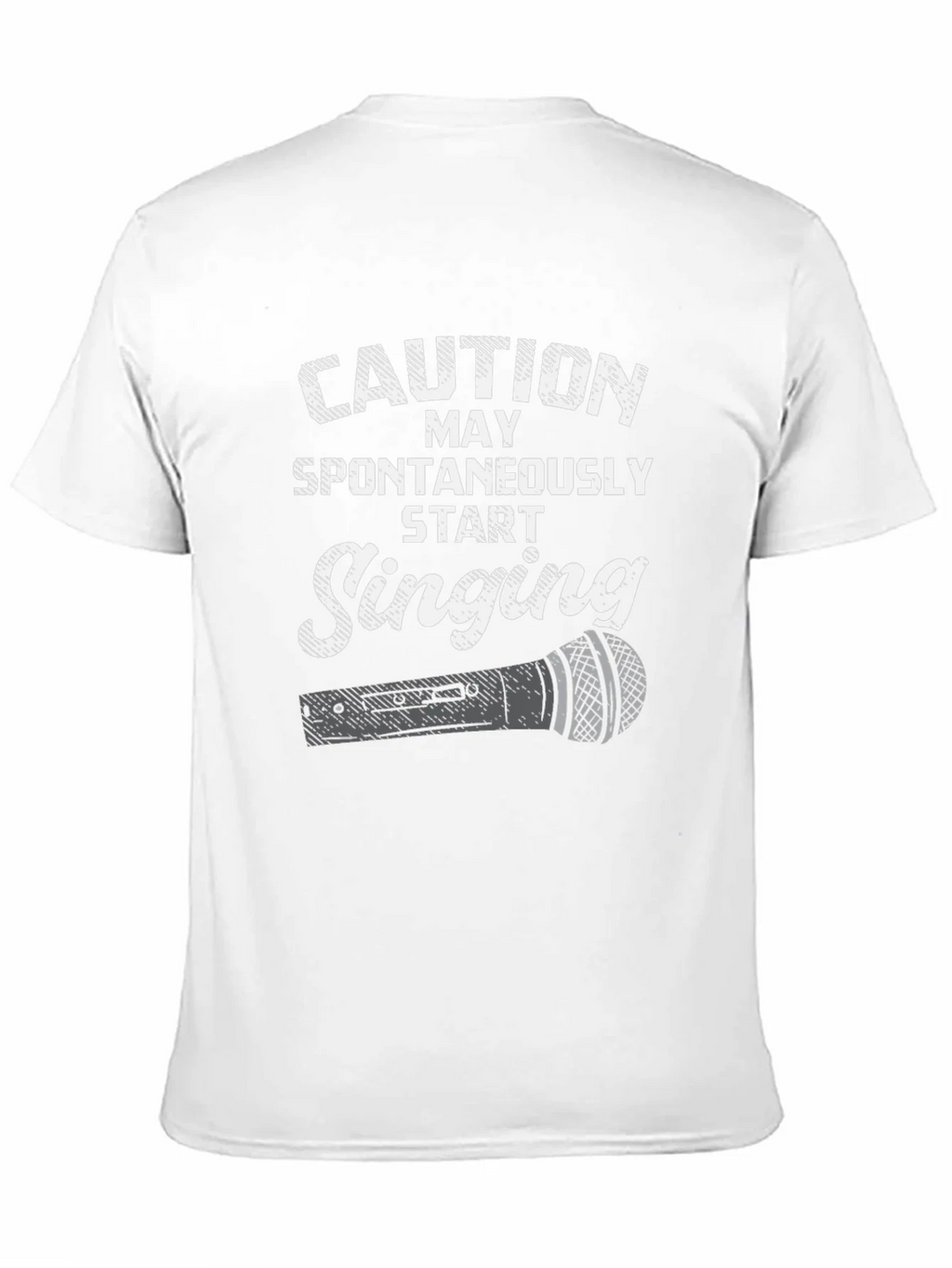 Caution May Spontaneously Start Singing T-Shirt product image 9