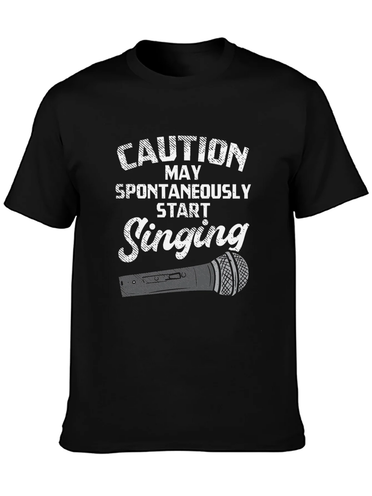 Caution May Spontaneously Start Singing T-Shirt product image 3