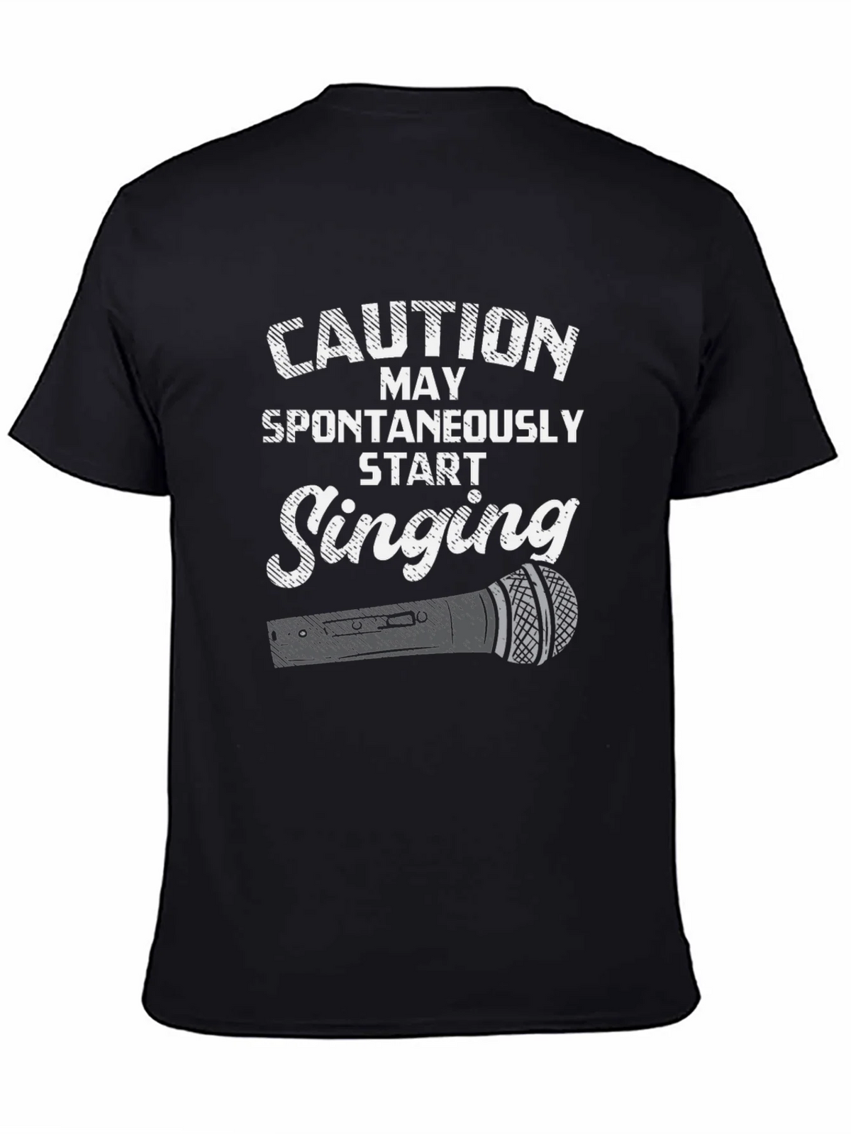 Caution May Spontaneously Start Singing T-Shirt product image 4