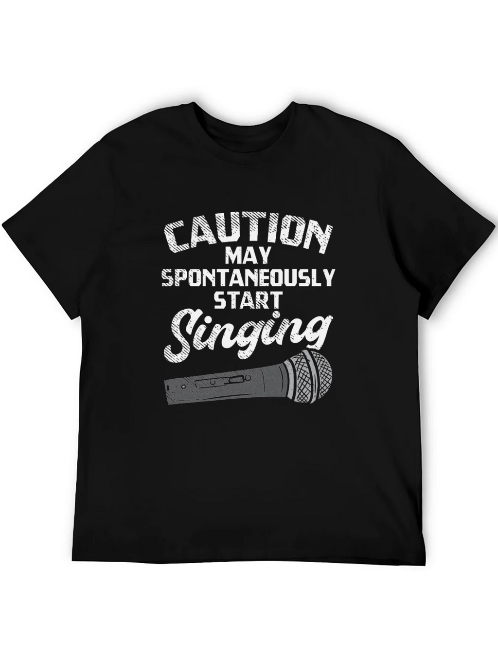 Caution May Spontaneously Start Singing T-Shirt product image 5