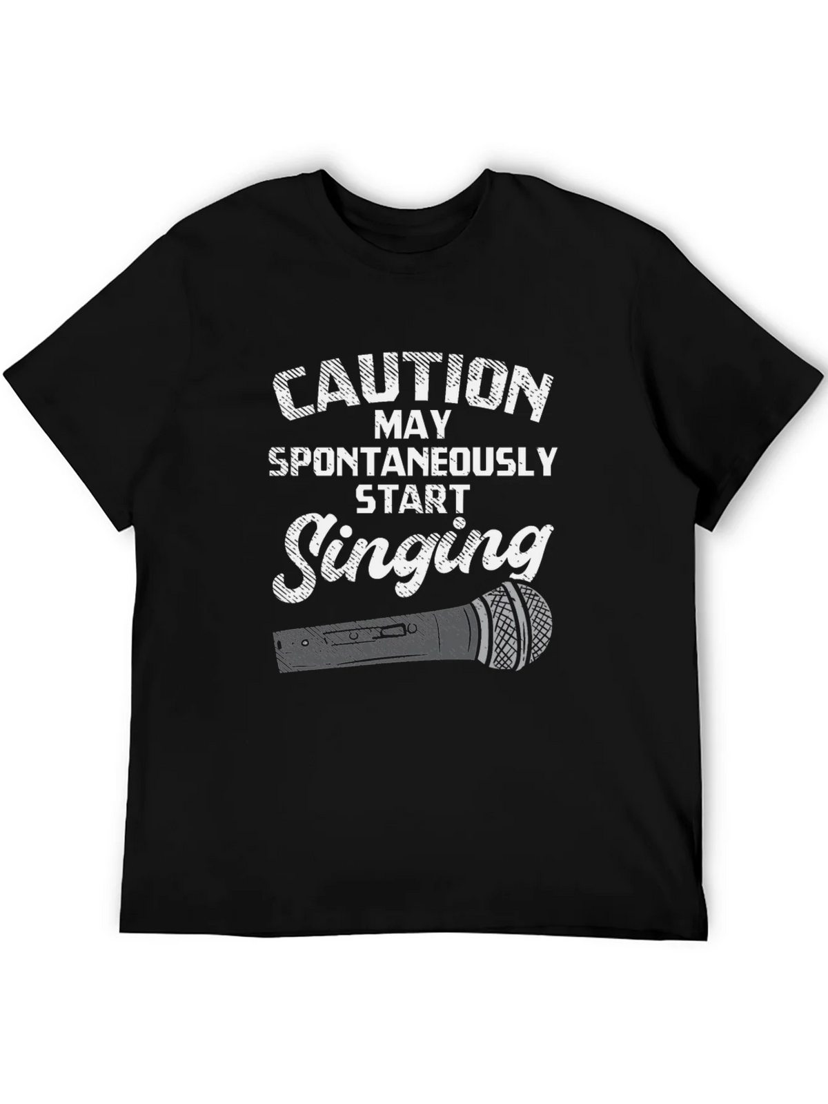 Caution May Spontaneously Start Singing T-Shirt product image 5