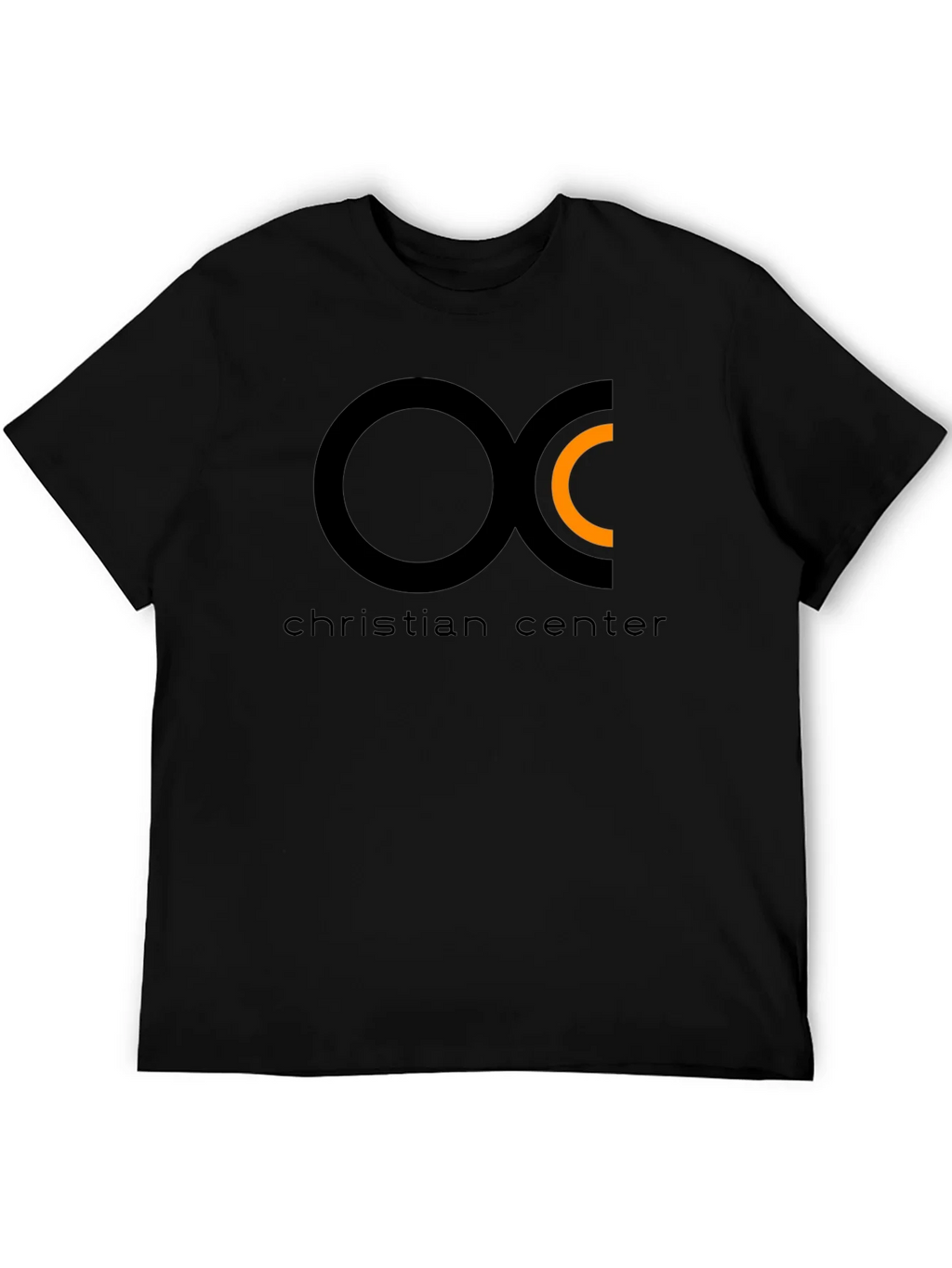 Christian Center Black Tee with Circle Logo product image 5