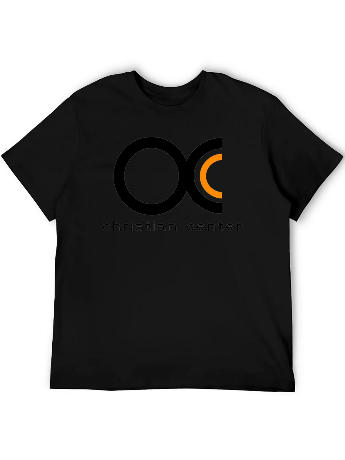 Christian Center Black Tee with Circle Logo product image 5