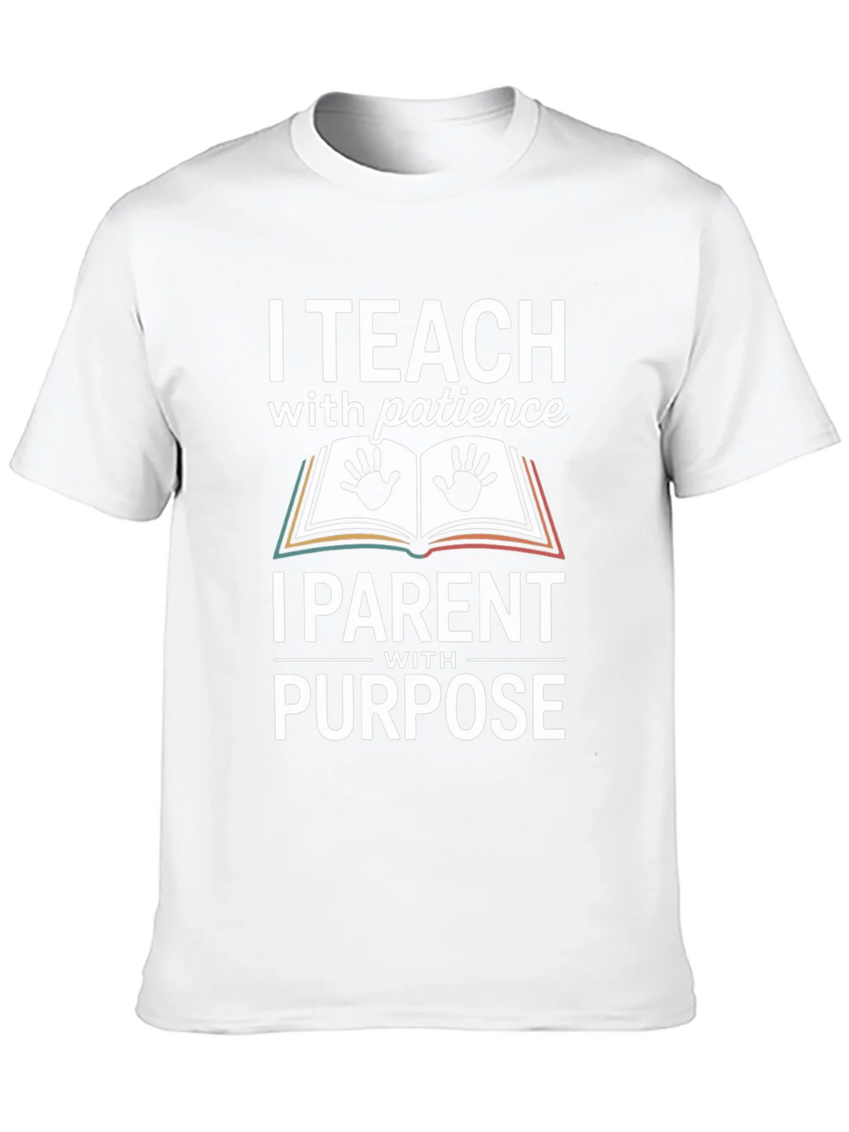 I Teach With Patience T-Shirt - Parent Purpose Tee product image 9