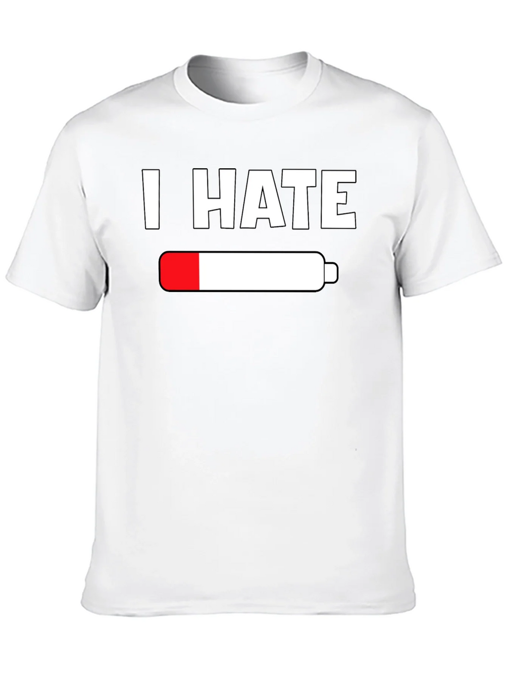I Hate Empty Battery T-Shirt - Low Energy Tee product image 9