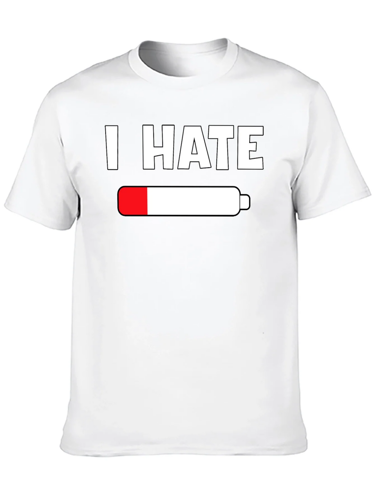 I Hate Empty Battery T-Shirt - Low Energy Tee product image 9