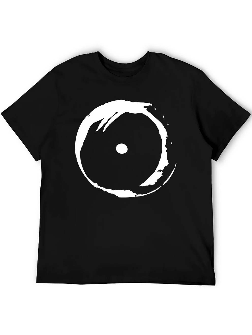 Abstract Eye Graphic Black T-Shirt product image 5