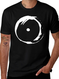 Abstract Eye Graphic Black T-Shirt product image 1