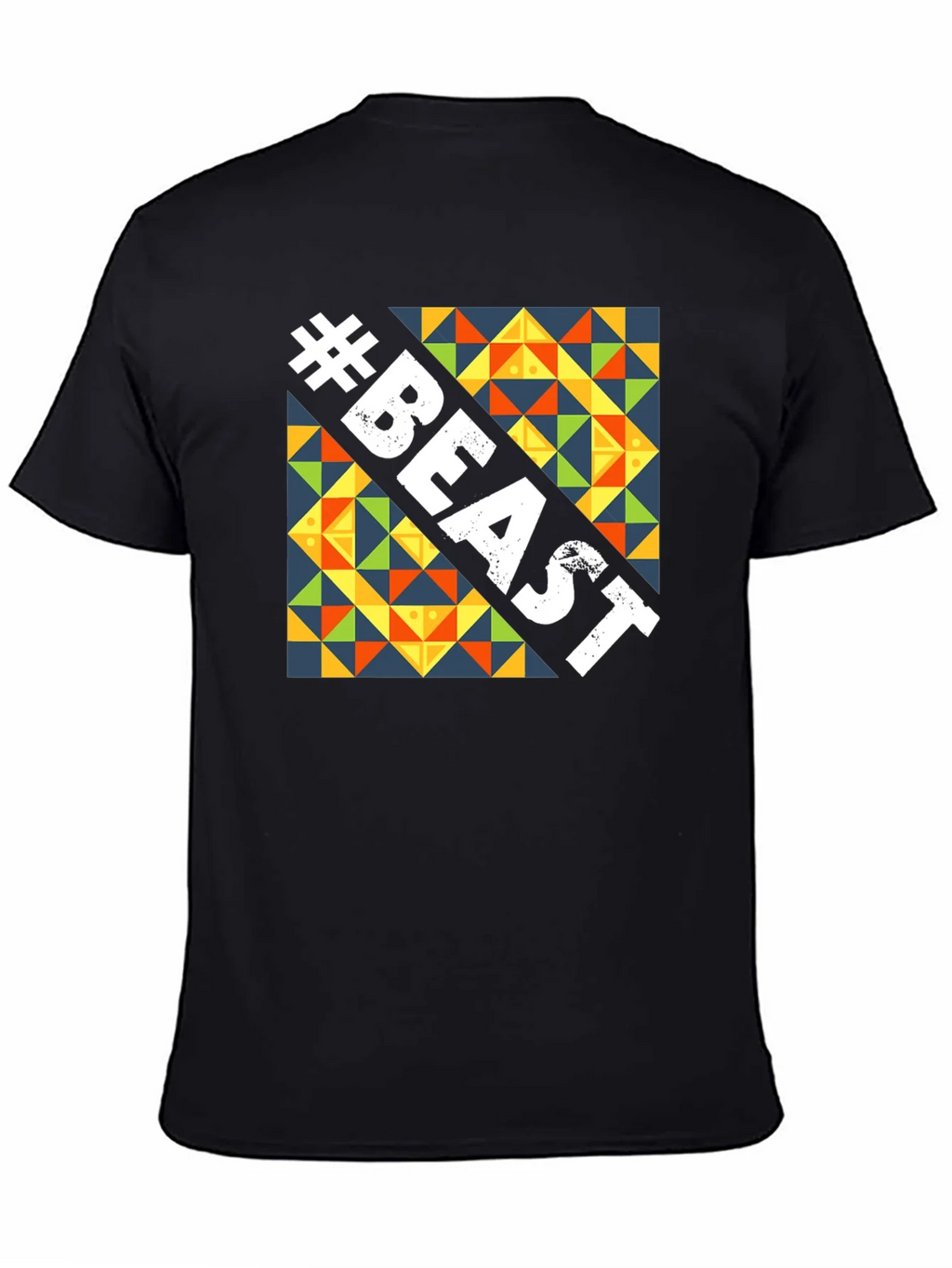 Beast Graphic Tee - Bold Geometric Design product image 4