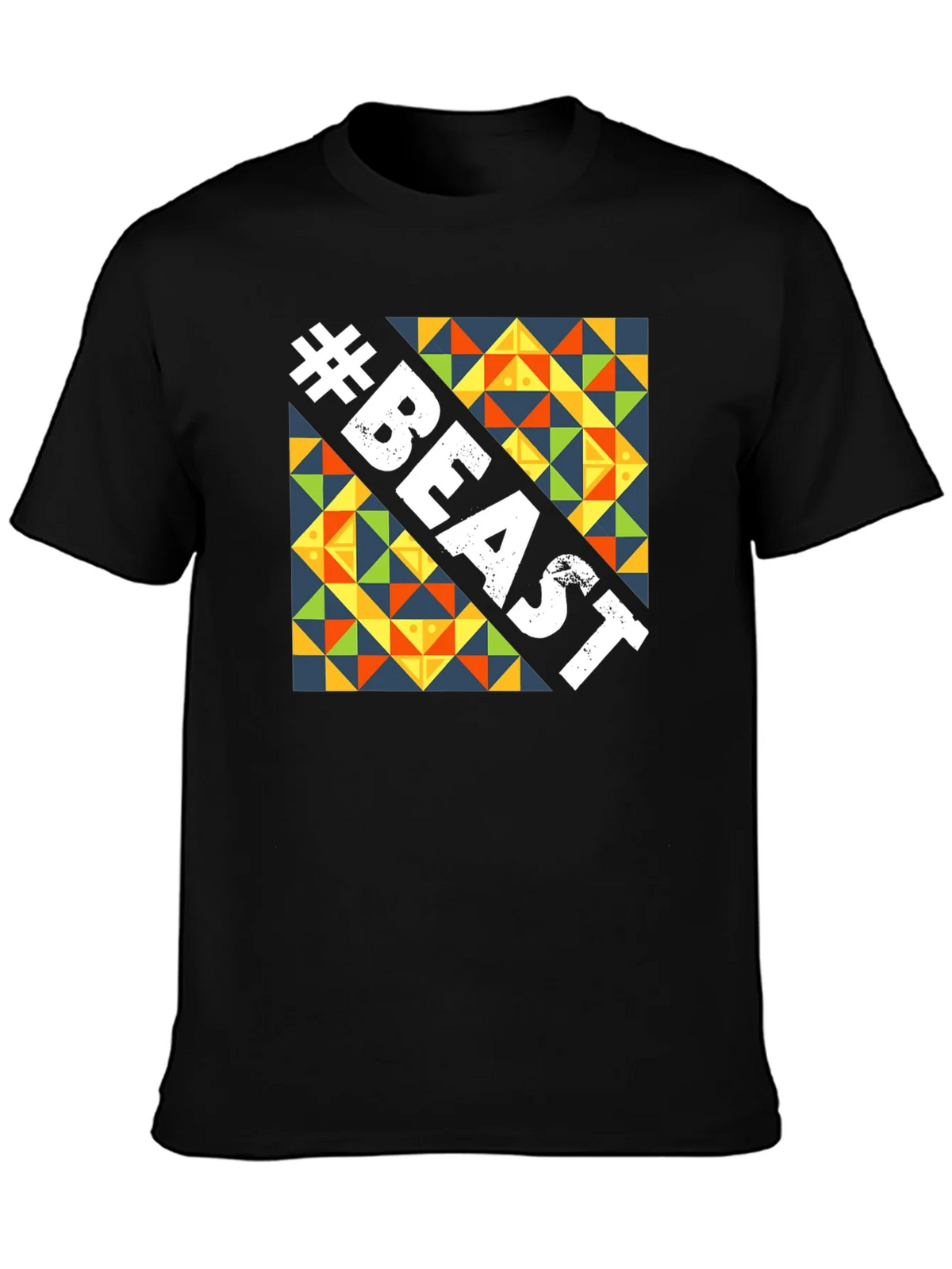 Beast Graphic Tee - Bold Geometric Design product image 3