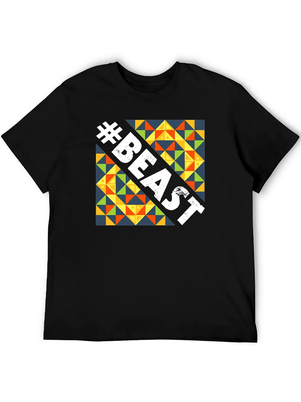Beast Graphic Tee - Bold Geometric Design product image 5