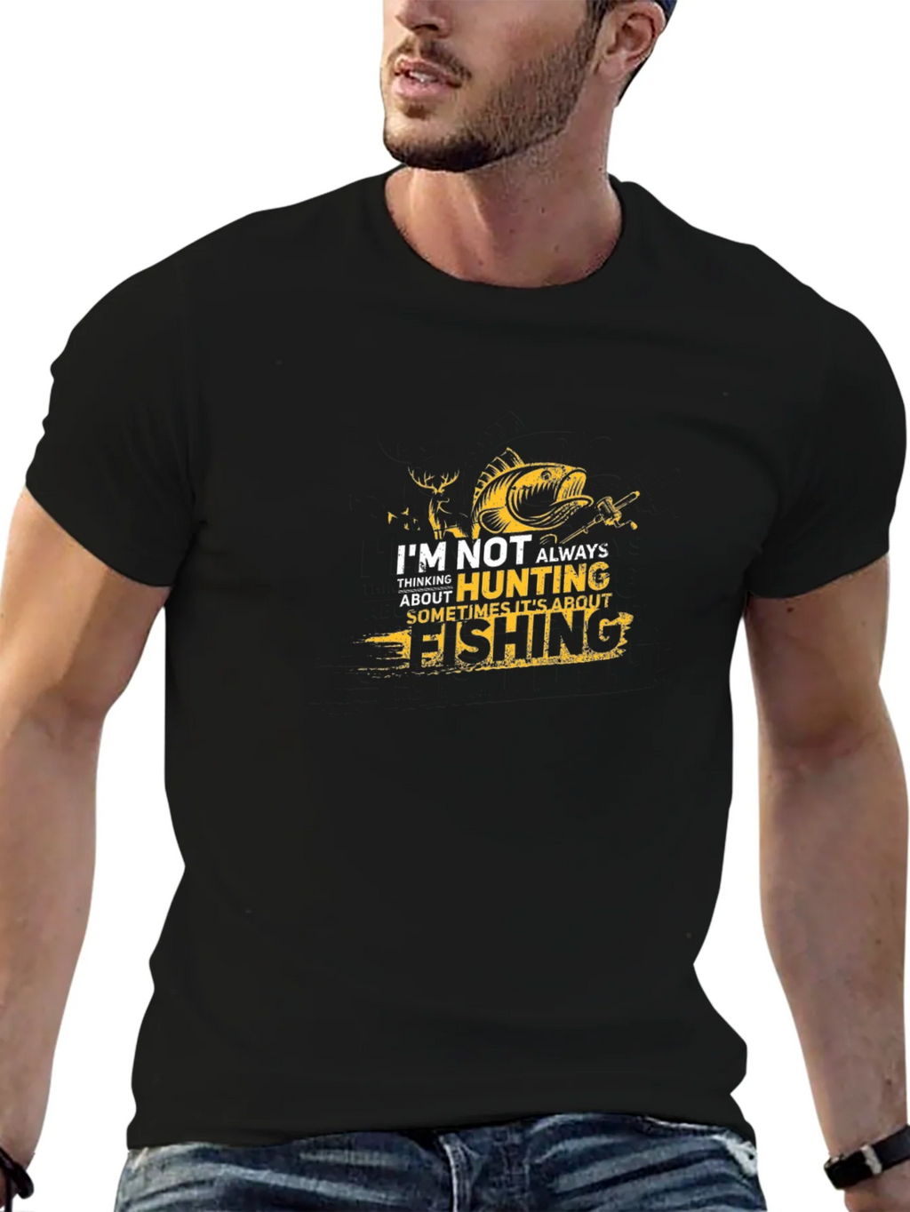 Hunting & Fishing Graphic T-Shirt product image 6
