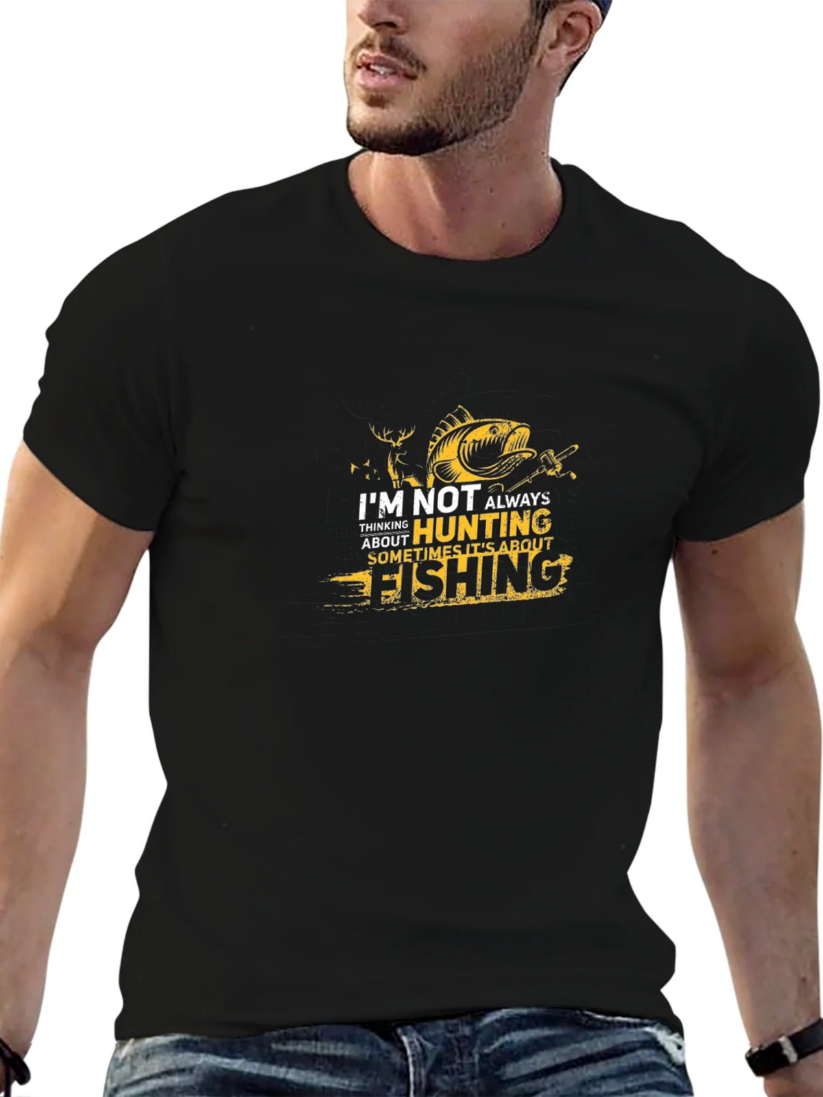 Hunting & Fishing Graphic T-Shirt product image 6