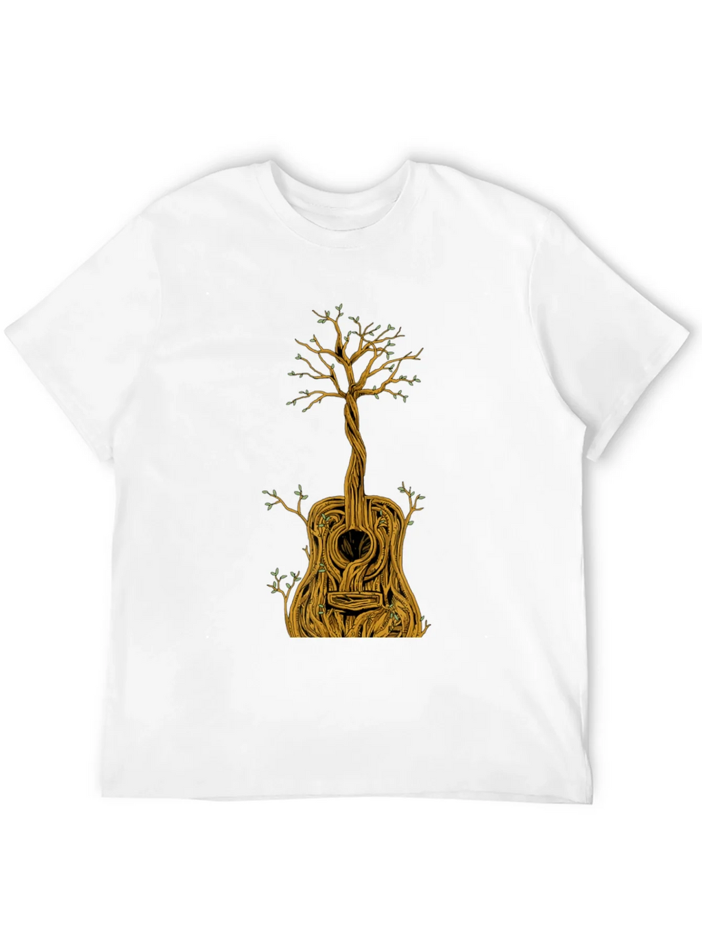 Guitar Tree Graphic Tee - Nature Inspired Music Lover Shirt product image 7