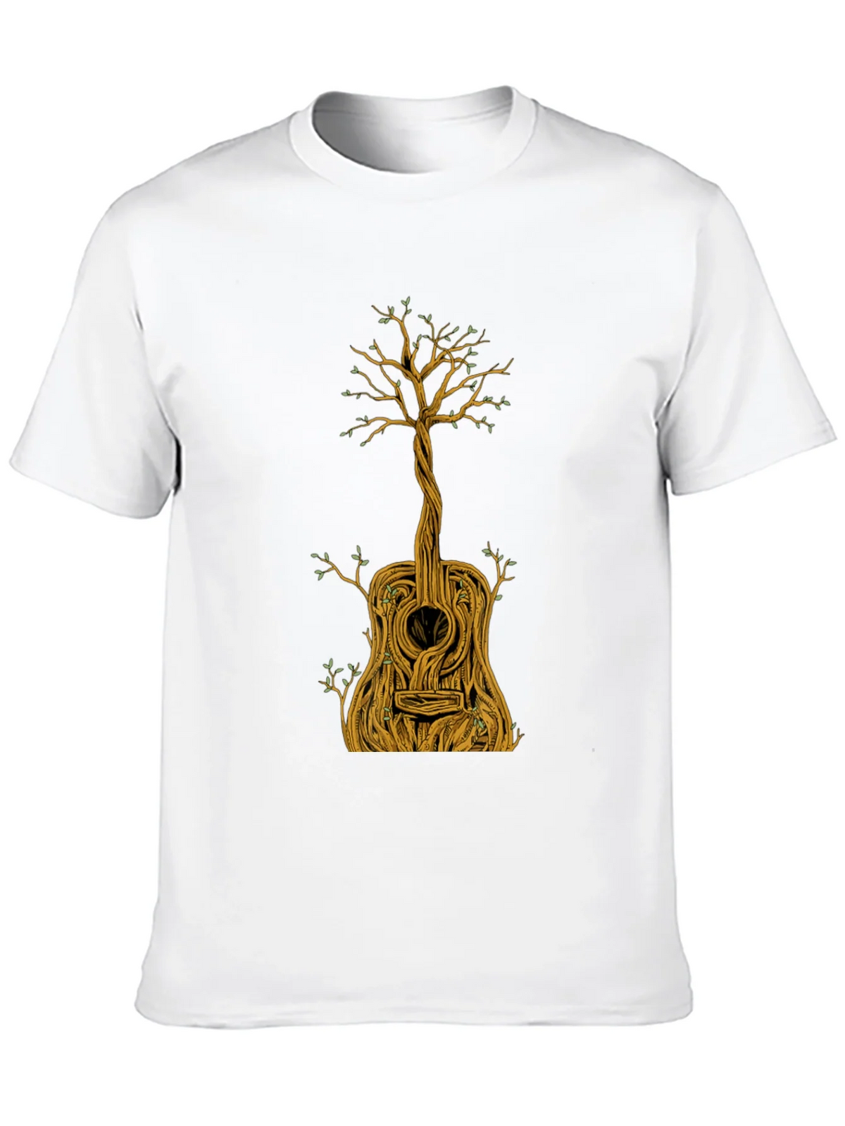 Guitar Tree Graphic Tee - Nature Inspired Music Lover Shirt product image 6
