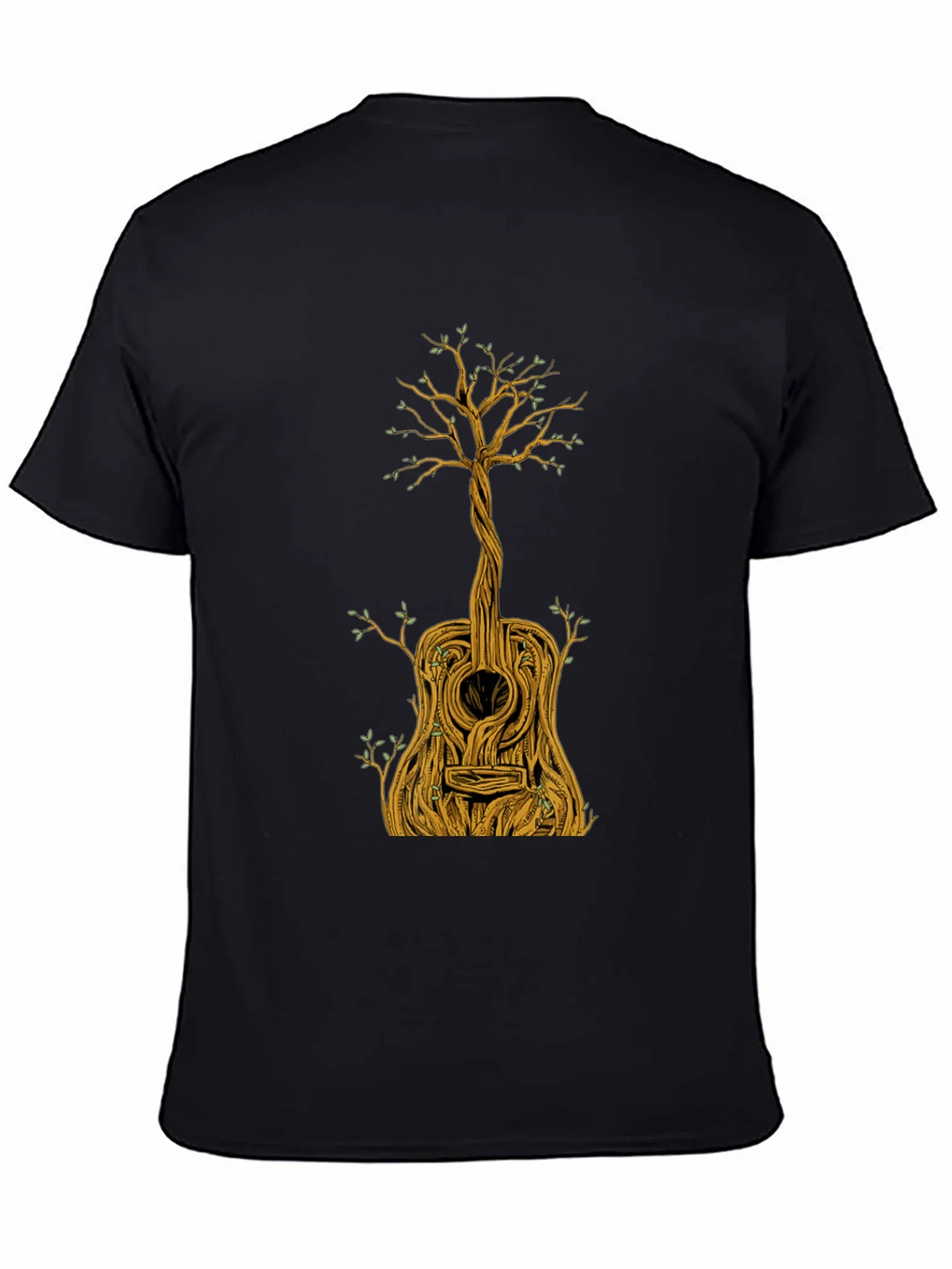 Guitar Tree Graphic Tee - Nature Inspired Music Lover Shirt product image 3