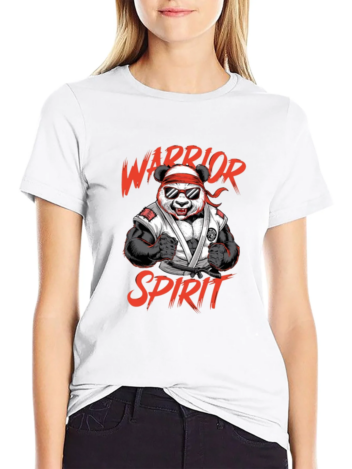 Warrior Panda Spirit Graphic T-Shirt product image 8