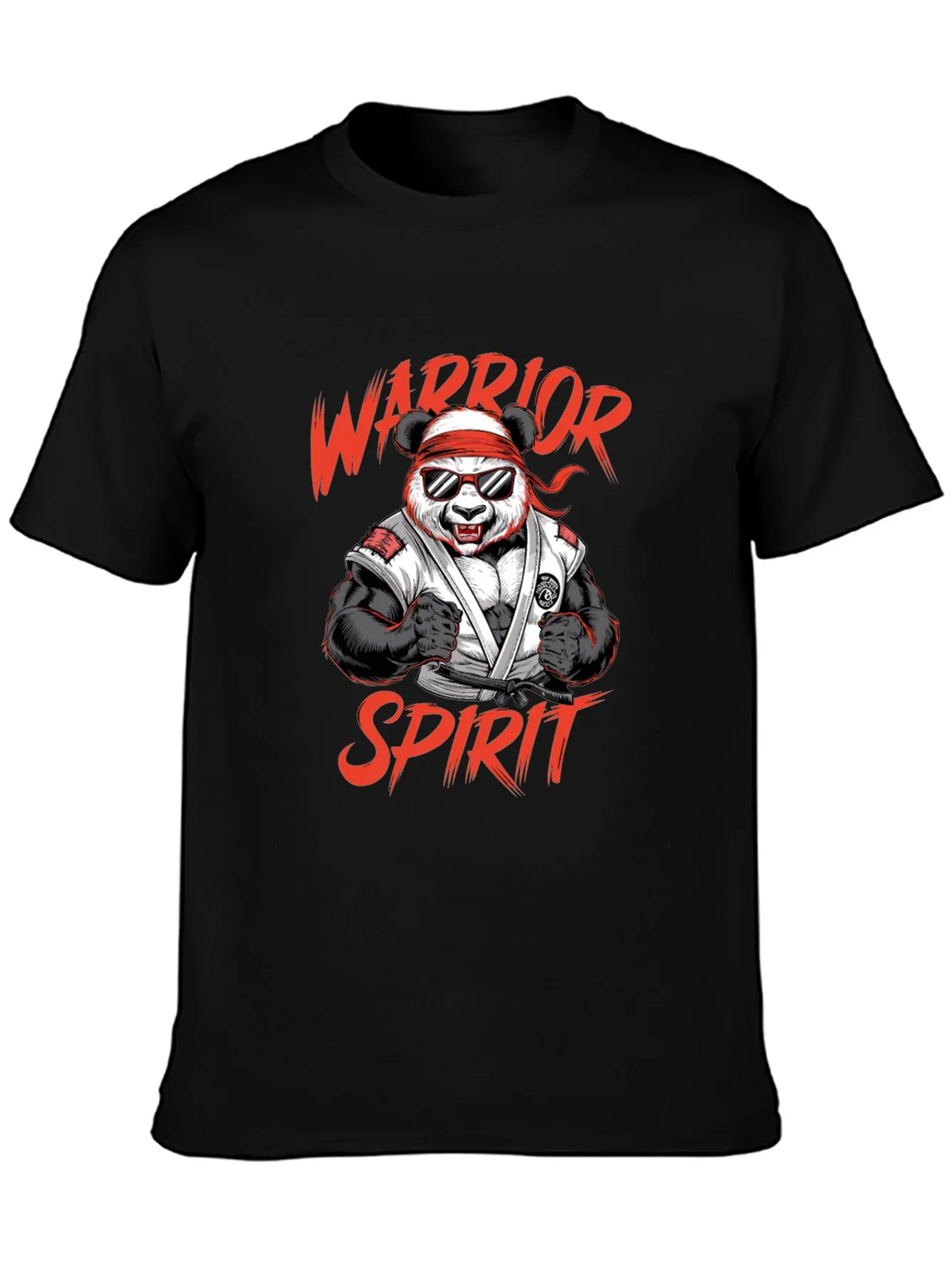 Warrior Panda Spirit Graphic T-Shirt product image 3