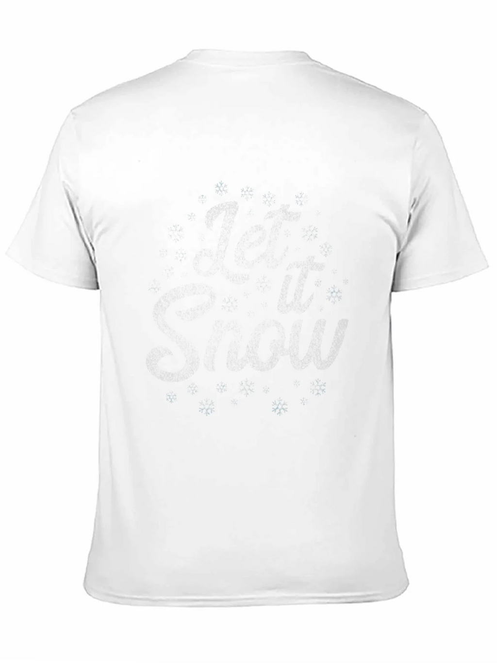 Let it Snow Graphic Tee - Black Winter T-Shirt product image 10
