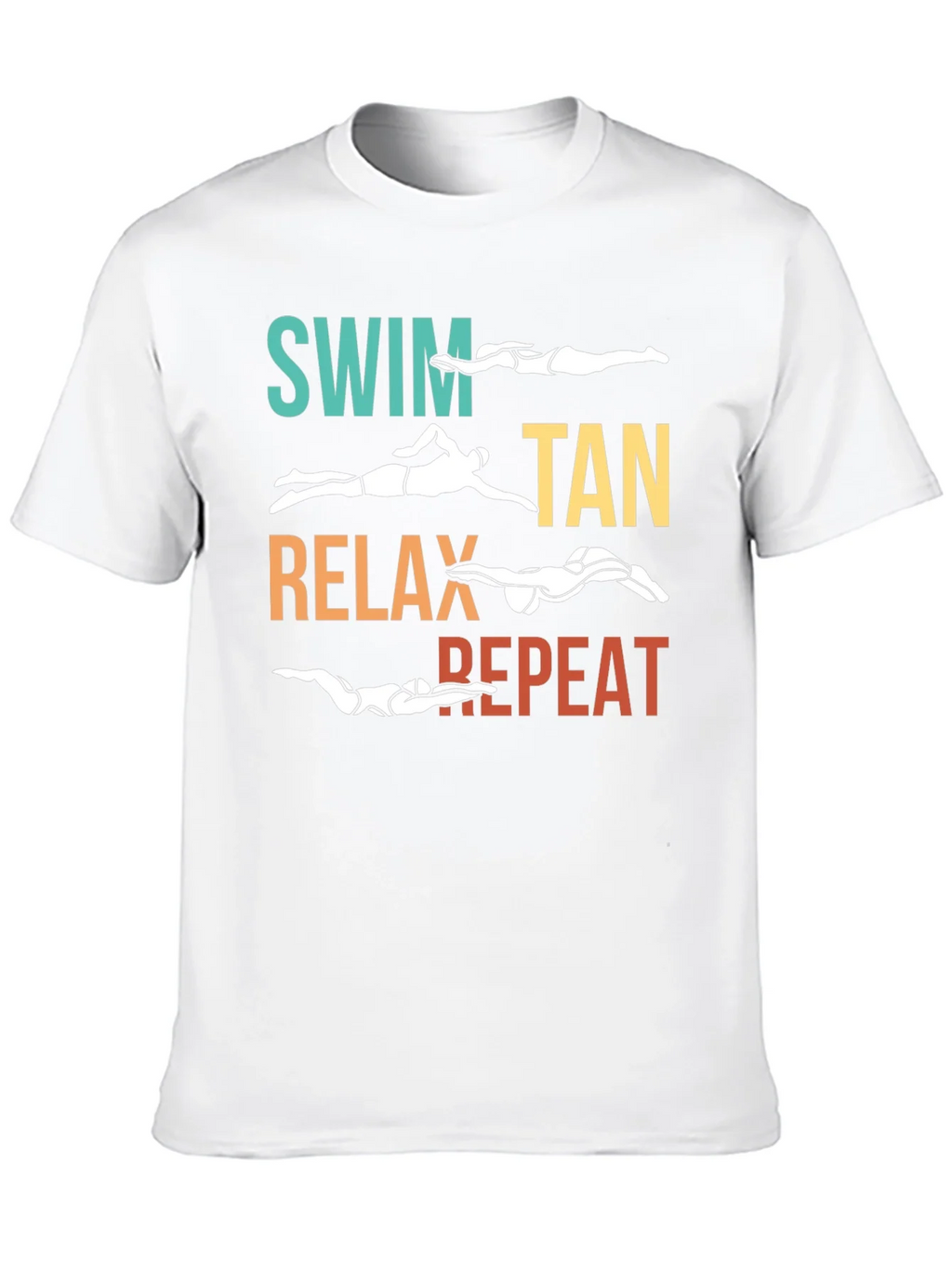 Swim Tan Relax Repeat T-Shirt product image 9