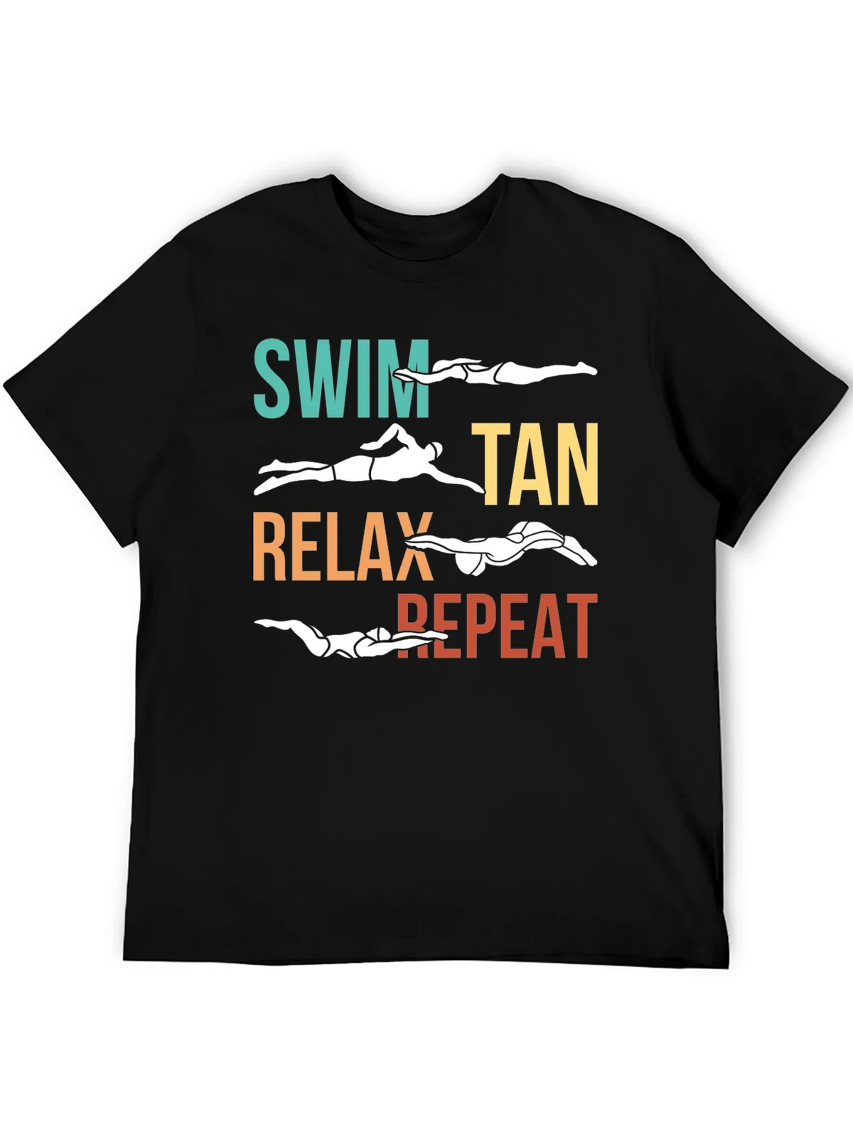Swim Tan Relax Repeat T-Shirt product image 5
