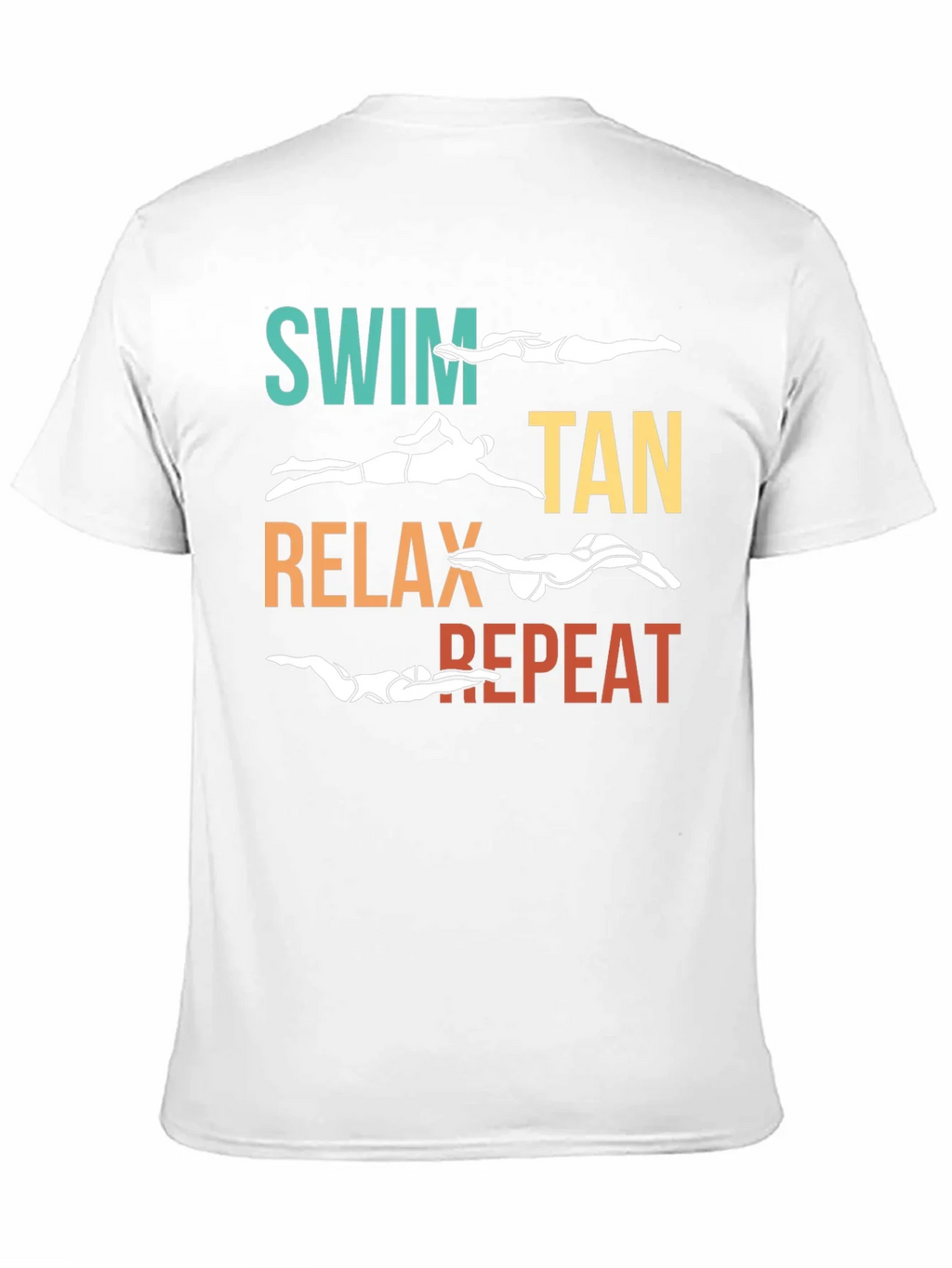 Swim Tan Relax Repeat T-Shirt product image 10