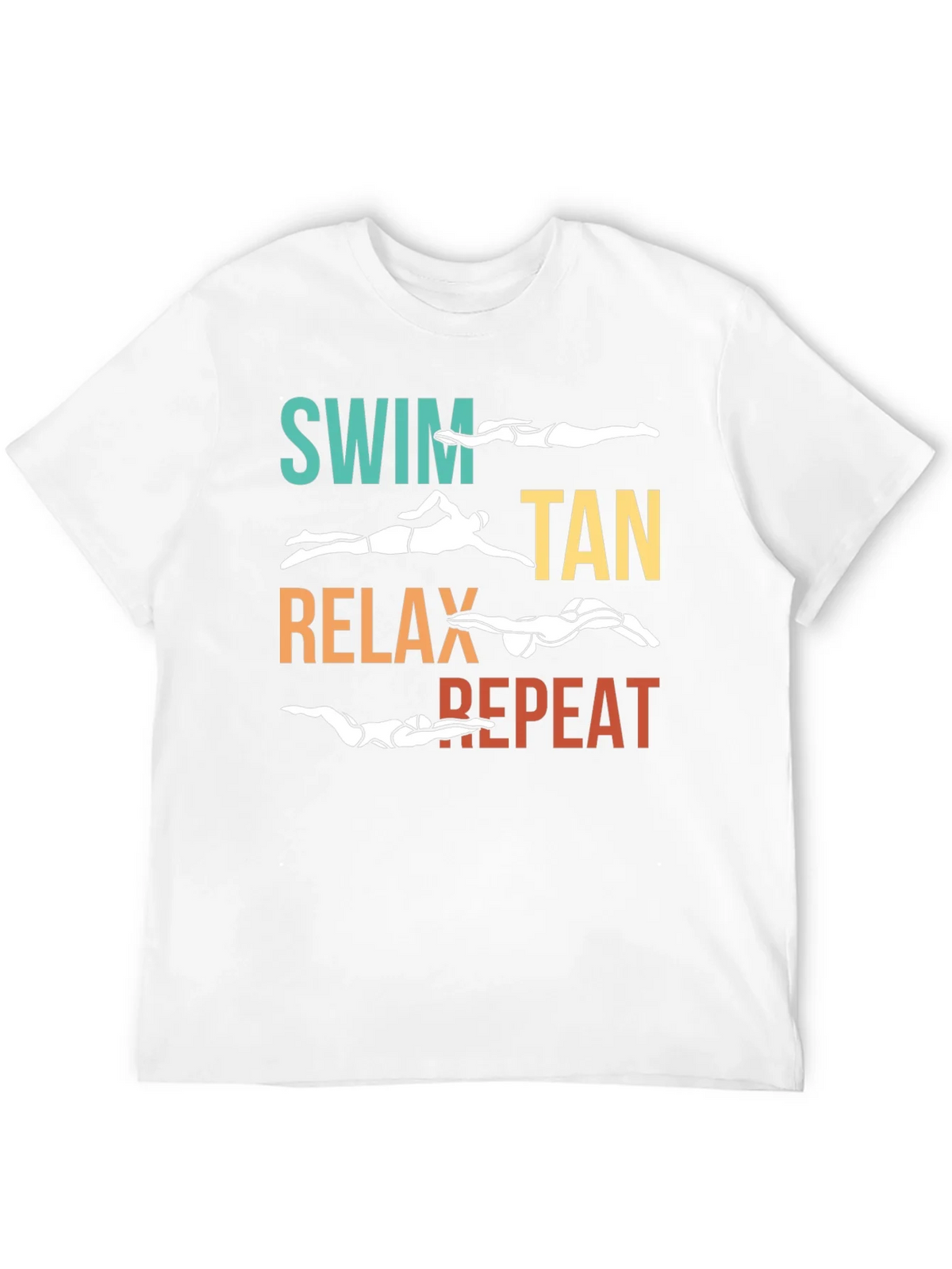 Swim Tan Relax Repeat T-Shirt product image 11